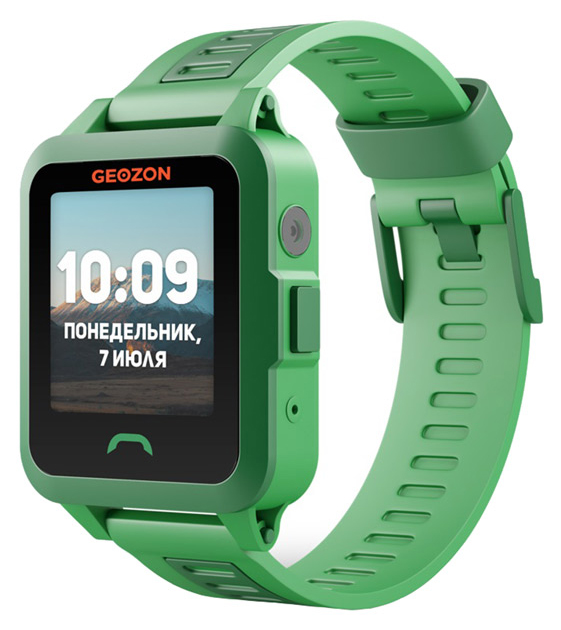 фото Детские смарт-часы geozon active green/green (g-w03grn)