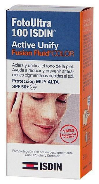 

Тональный крем Isdin FotoUltra 100 Active Unify Fusion Fluid Color SPF 50+ 50 мл