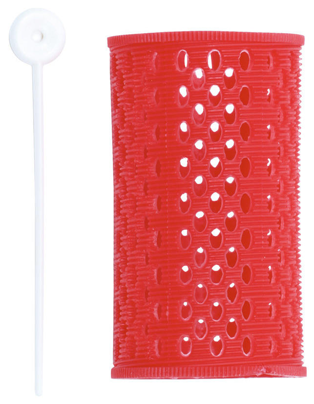 Аксессуар для волос Dewal Бигуди пластиковые d=38 мм Красный 12 шт шипы мишина электростатические юконд с безиндуктивной катушкой