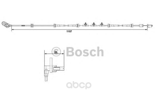 

Датчик автомобильный BOSCH 0265007463