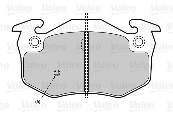 

Комплект тормозных дисковых колодок Valeo 301080