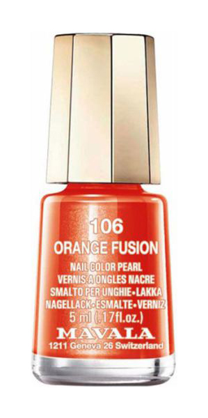 

Лак для ногтей Mavala Techni-Color’s 106 Orange Fusion 5 мл