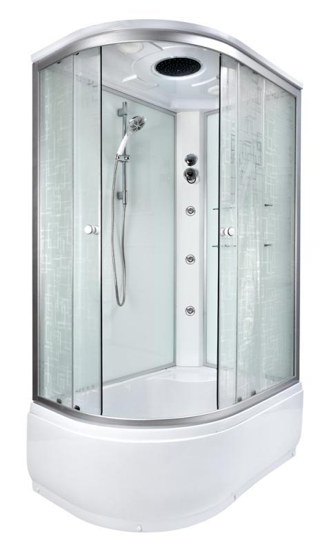 фото Душевая кабина deto em4512r 120x80x220 правая, матовый