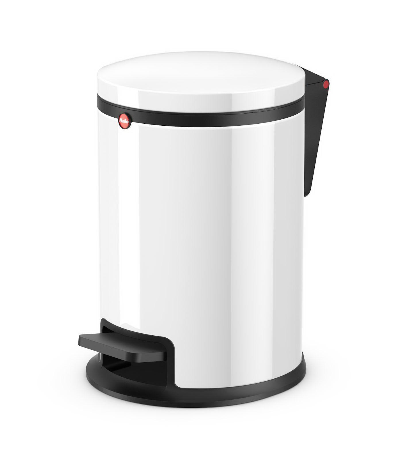 

Мусорный контейнер Hailo Pure S., 3л., сталь, белый, арт. 0504-030