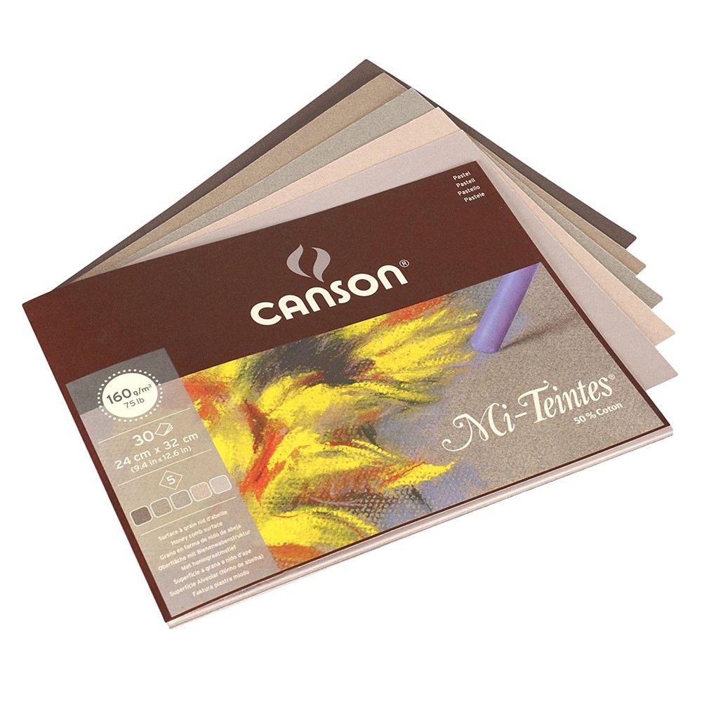 

Canson Бумага для пастели `Серые тона` Canson Mi-Teintes, 160г/м2 30 л, 5 цв