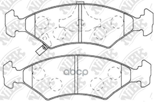 

Комплект тормозных колодок NiBK PN0051
