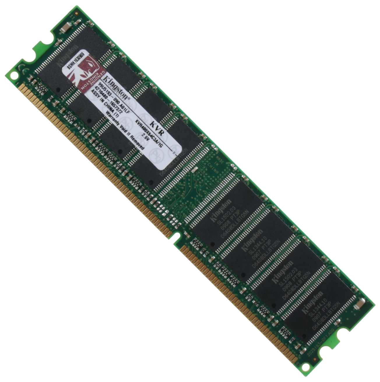 

Оперативная память Kingston KVR400X64C3A/1G, ValueRAM