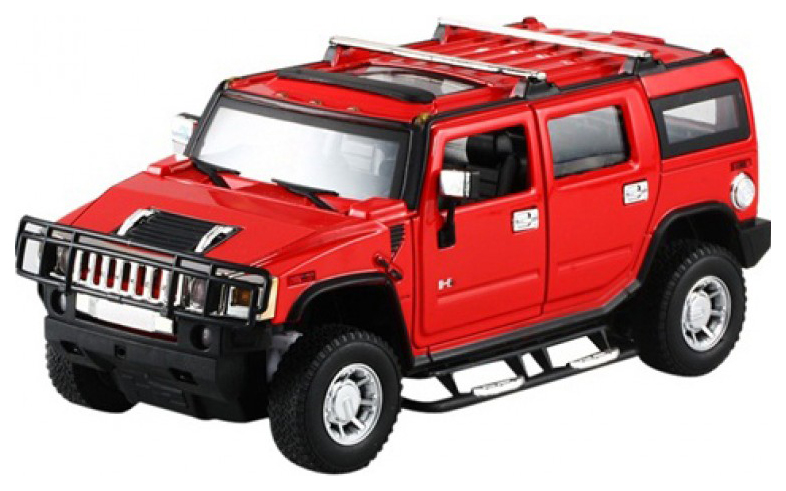 Радиоуправляемая машинка Meizhi Hummer H2 Красный радиоуправляемая микро машинка масштаб 1 43 лицензионная create toys td 8004 hummer