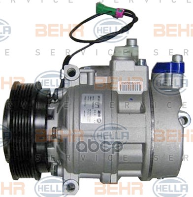 Компрессор кондиционера HELLA для Audi A4, A6, A8/Volkswagen Passat -05 8FK 351 132-581