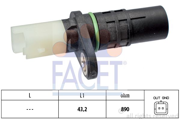 

Датчик автомобильный Facet 9.0555