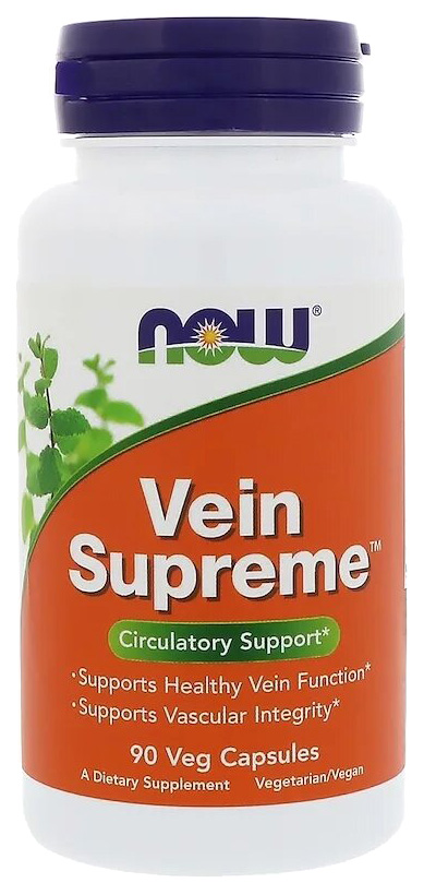 Купить Для сердца и сосудов NOW Vein Supreme 90 капсул
