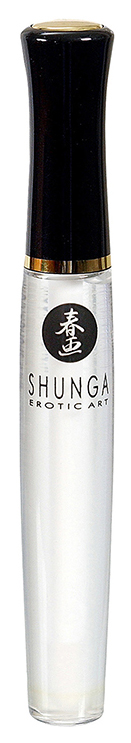 Возбуждающий блеск для губ Shunga Божественное удовольствие с клубникой и шампанским 10 мл