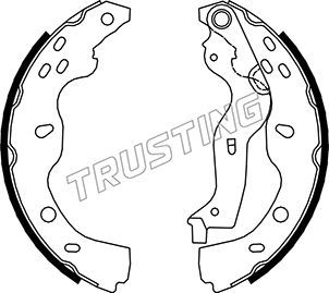 

Комплект тормозных колодок TRUSTING 034.119