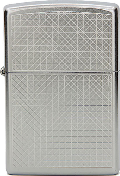 

Бензиновая зажигалка Zippo №205 Diamond Plate Satin Chrome, Серебристый, №205 Diamond Plate