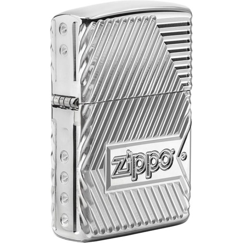 

Бензиновая зажигалка Zippo Armor 29672 High Polish Chrome, Серебристый, Armor 29672