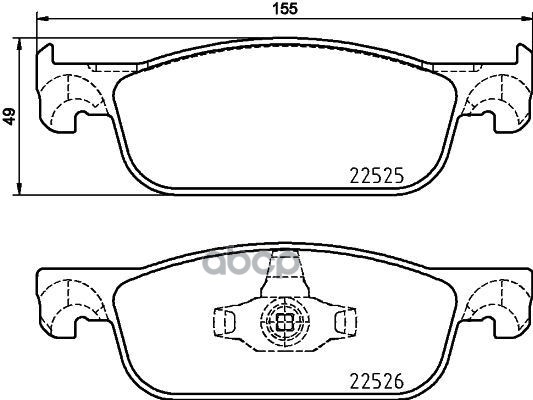 фото Колодки тормозные brembo p68065