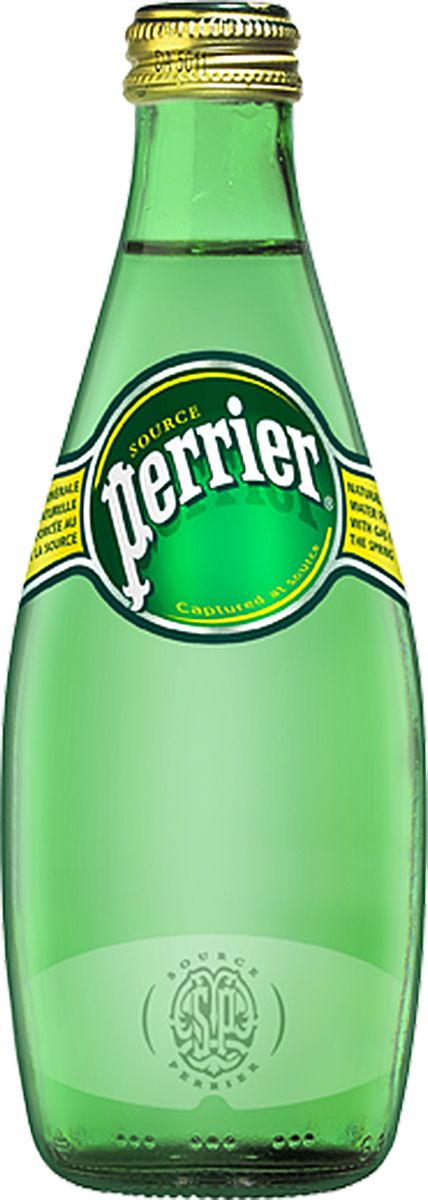 Минеральная вода газ Perrier 0.33 л стекло по 24 шт