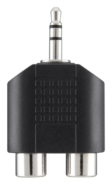 фото Переходник belkin 3rca - jack 3.5 black (f3y120bf)