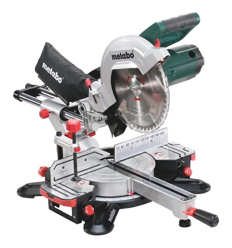 Сетевая торцовочная пила Metabo KGS 254 M 602540000 пила торцовочная сетевая metabo kgs254m 1800 вт 254 мм