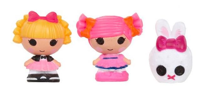 

Lalaloopsy tinies 539834 лалалупси малютки уп-ка из 3 шт.- ягодка, смешинка, зайчик
