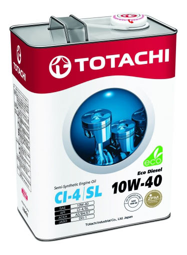 фото Моторное масло totachi eco diesel semi-synthetic 10w-40 4л