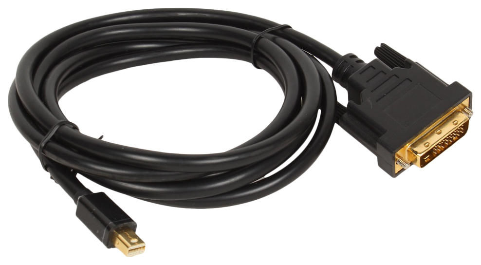 фото Кабель vcom mini displayport-dvi, m-m 1,8м black (ta665-1.8m)