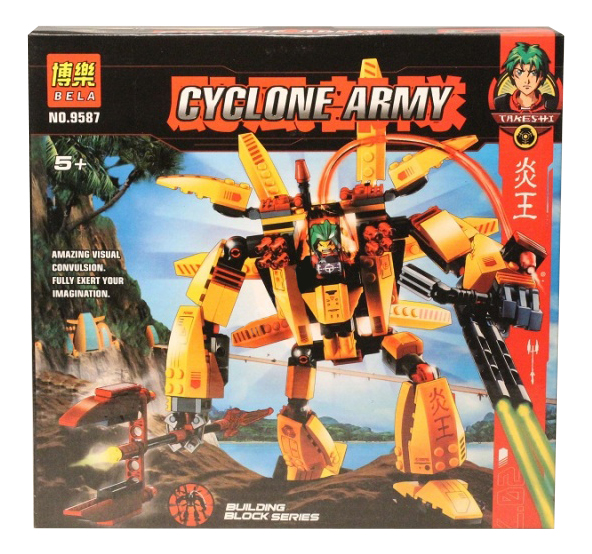 фото Конструктор пластиковый engino cyclone army bella