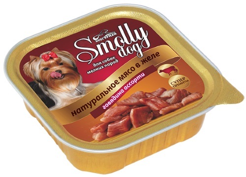 фото Консервы для собак зоогурман smolly dog, говядина ассорти, 100г