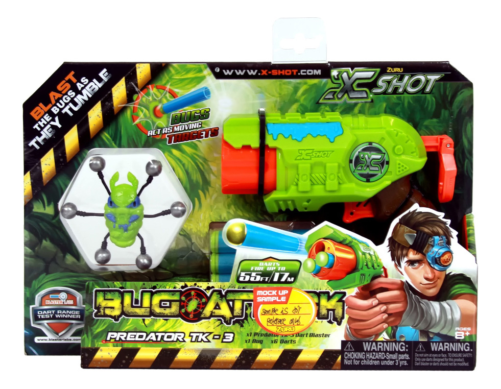 

Бластер ZURU X-SHOT 4815 Микро Бластер с мишенями Атака Пауков, Атака Пауков