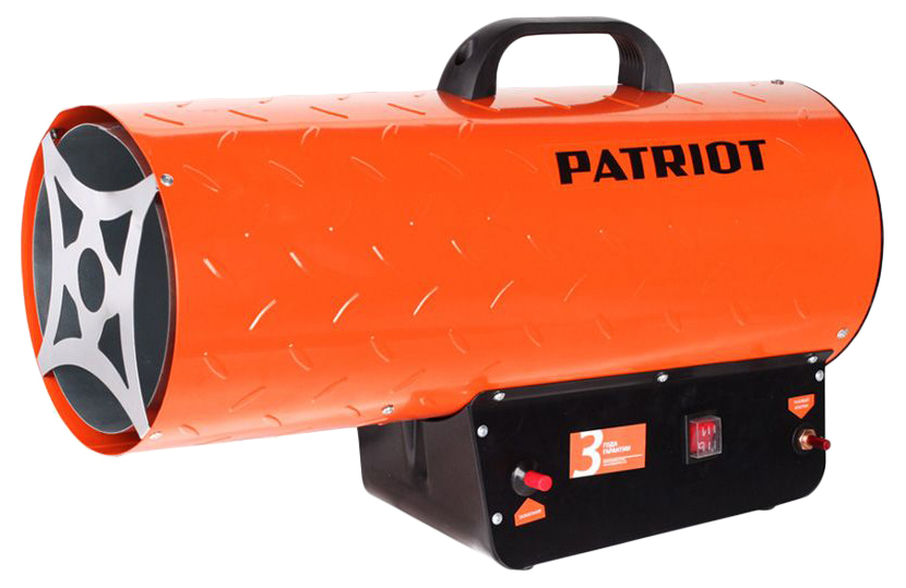 Газовая тепловая пушка PATRIOT GS 50 633445024 пушка тепловая электрическая patriot garden pt r5 4 5 квт 400 м³ ч тэн 2 режима круглая 633307265