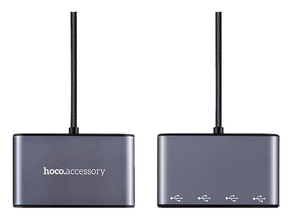 

Разветвитель для компьютера Hoco HB3 Gray, HB3
