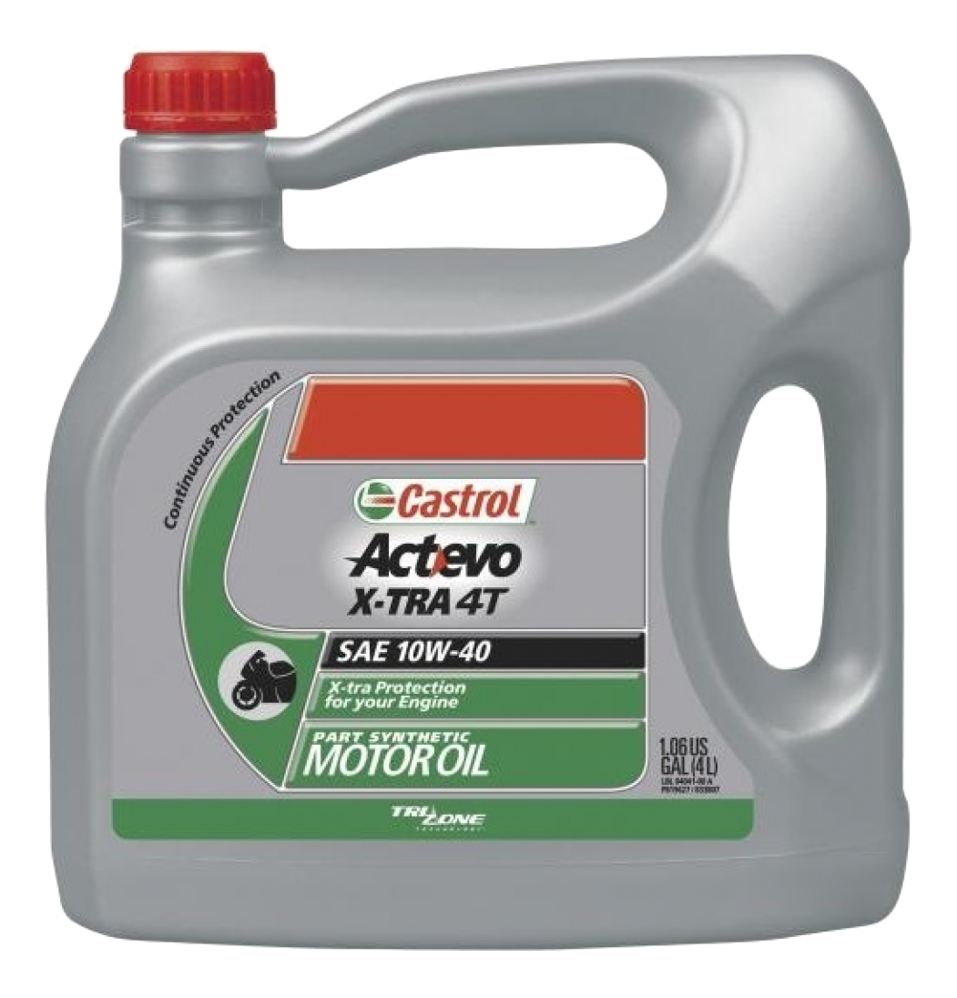 фото Моторное масло castrol act evo 4t 10w-40 4 л