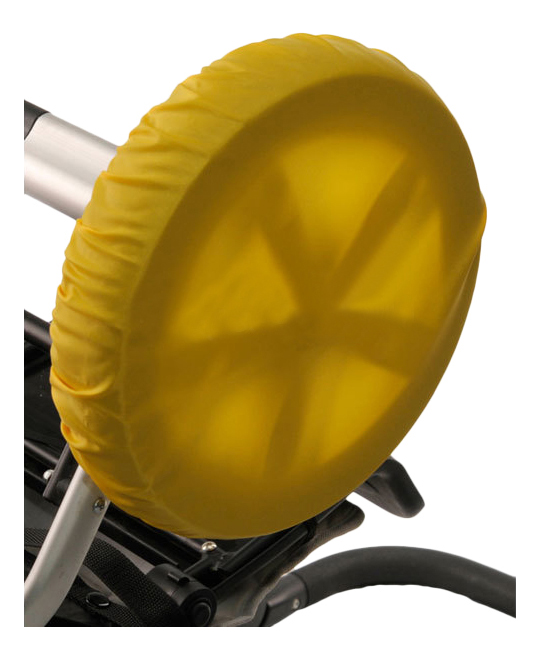 фото Чехол на колеса детской коляски чудо-чадо 2 шт. 18-28 см желтый