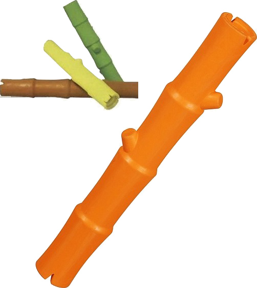 фото Жевательная игрушка для собак jw бамбуковая палочка lucky bamboo stick small, 20 см