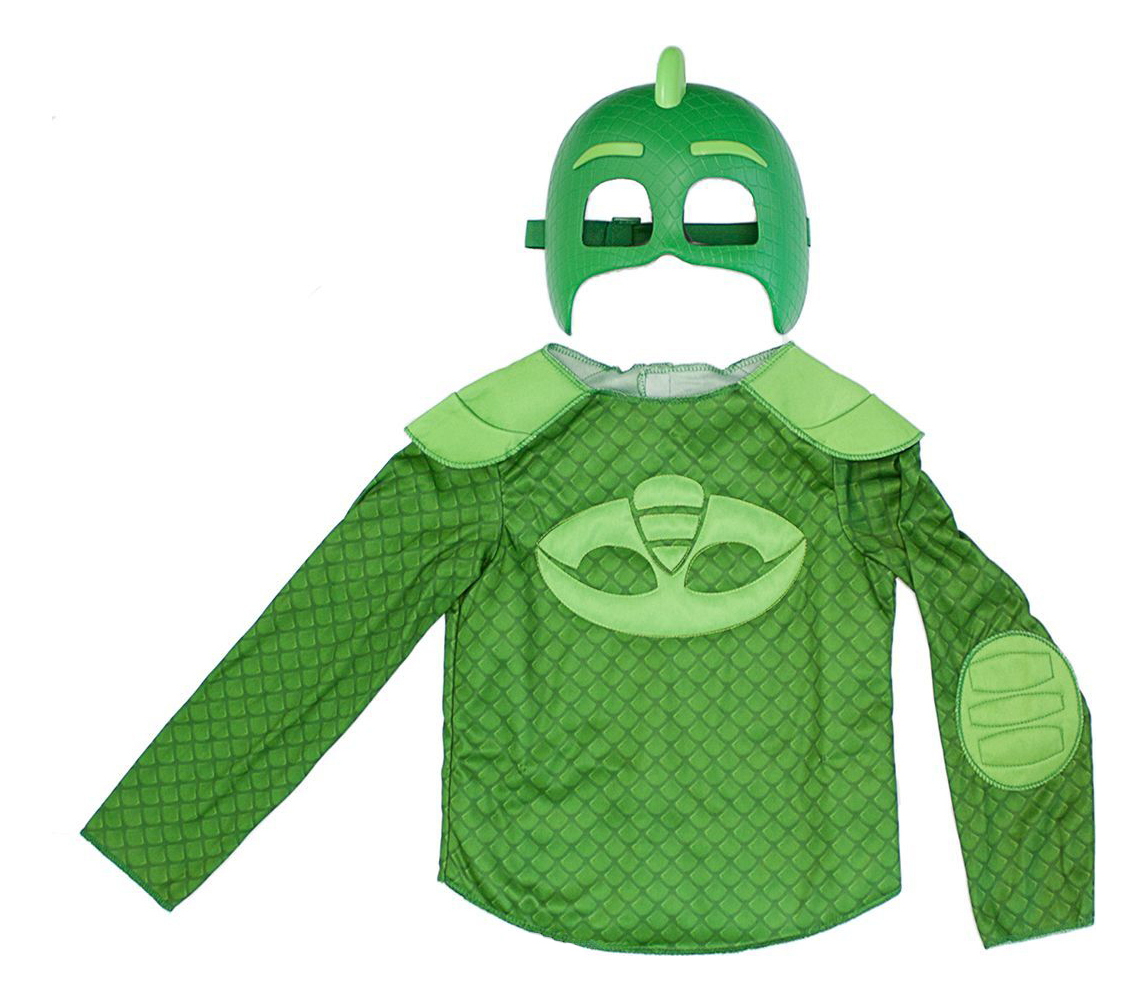 фото Карнавальный костюм intertoy герои в масках, цв. зеленый р.116