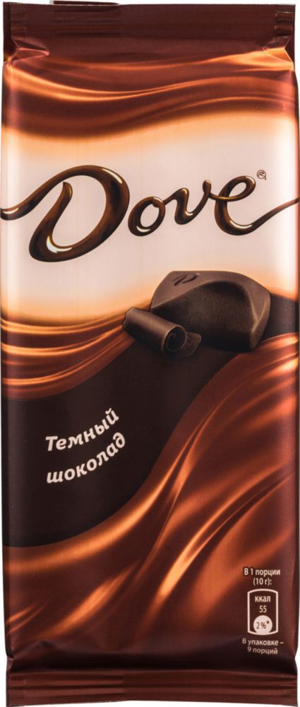 Шоколад темный Dove классический 90 г