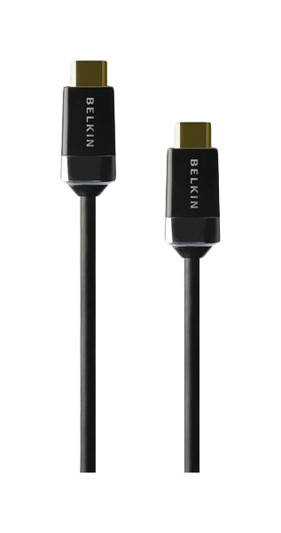 фото Кабель belkin hdmi - hdmi, 1м black (hdmi0018g-1m)