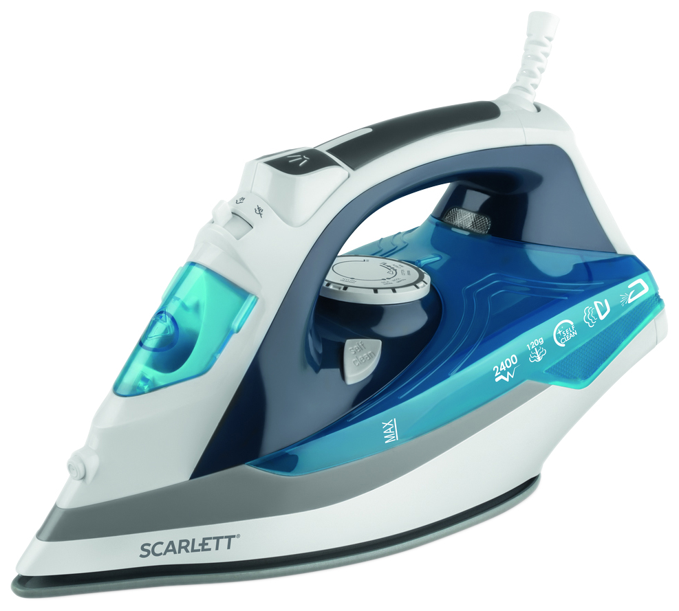 фото Утюг scarlett sc-si30p06 white/blue