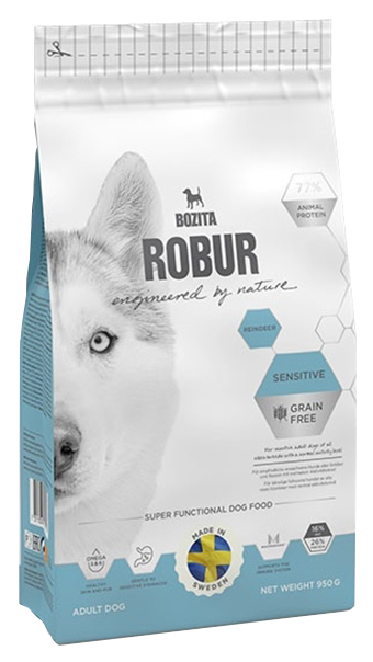 фото Сухой корм для собак bozita robur sensitive, оленина, 3кг