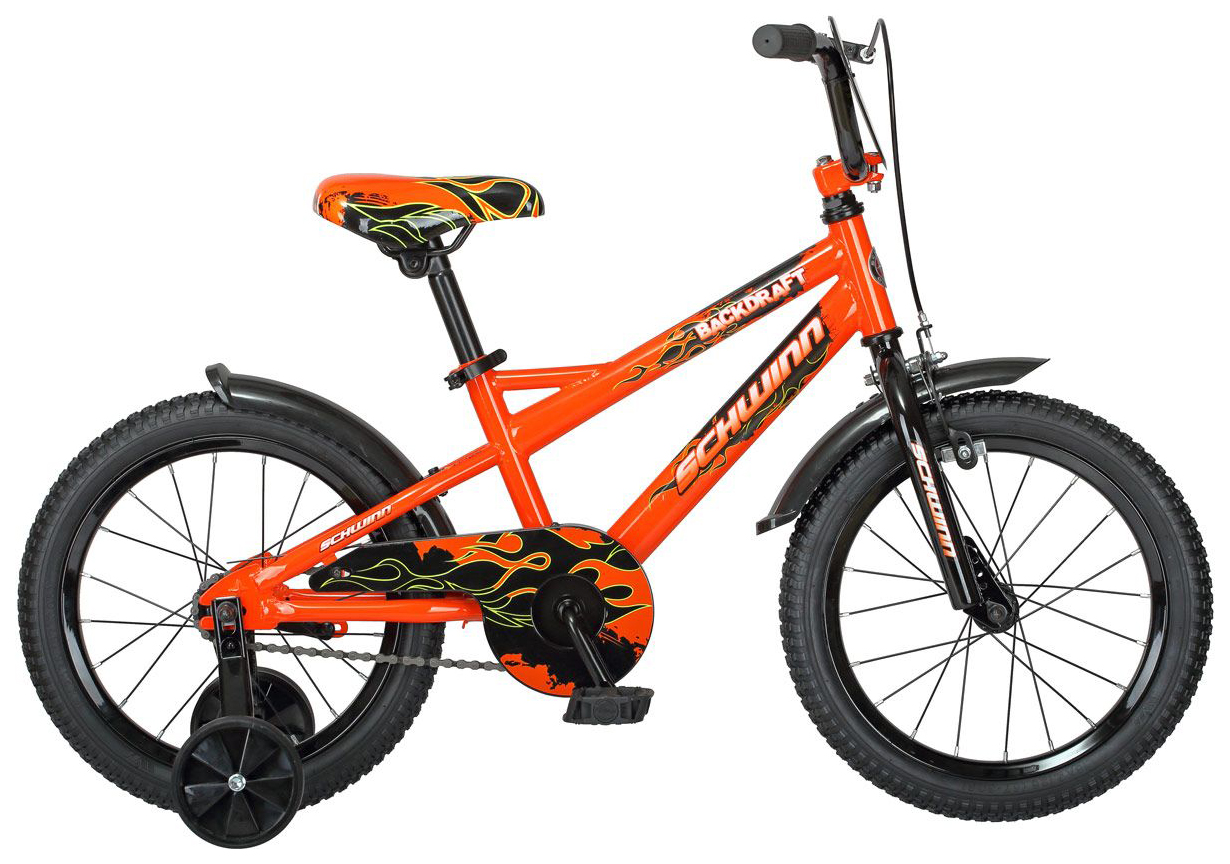 

Велосипед Schwinn 2018 onesize Backdraft 16 оранжевый 56833, Backdraft 16