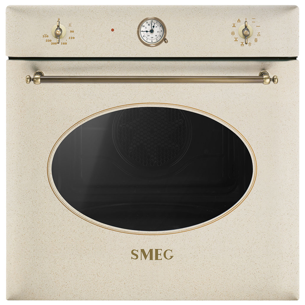 фото Встраиваемый электрический духовой шкаф smeg sf855avo beige