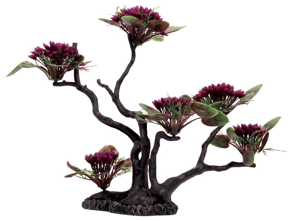 

Искусственное растение для аквариума ArtUniq Blooming Bucephalandra on bonsai 30, пластик, Blooming Bucephalandra on bonsai 30