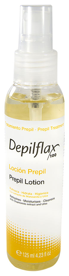 Лосьон Depilflax для очищения кожи перед депиляцией, 125 мл средство для демакияжа перед депиляцией сerazyme 1204895 500 мл