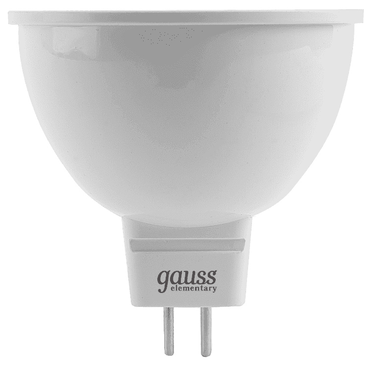 фото Эл,ламgauss led elmmr16 gu5,3 5,5w 4100к