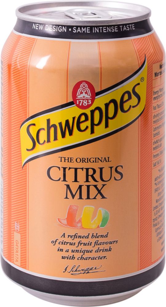 Напиток сильногазированный Schweppes Citrus mix жестяная банка 0,33 л