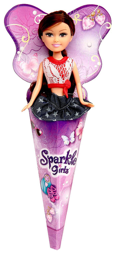 фото Кукла sparkle girlz модница в рожке 14,5 см funville