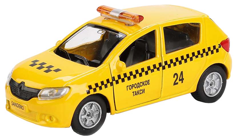 Городской транспорт Технопарк Такси Renault Sandero SB-17-61-RS(T)-WB рамка переходная для intro rfr fc252 xta renault duster sandero 14 captur тип2 10