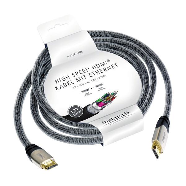 Кабель In-Akustik Akustik HDMI - HDMI, 1,75м Grey