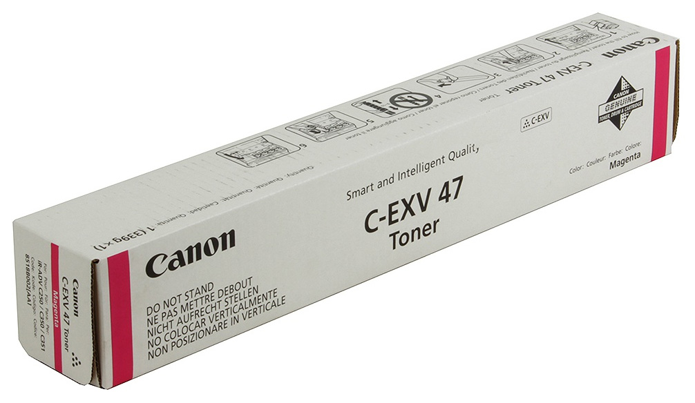 фото Тонер для лазерного принтера canon c-exv47m пурпурный, оригинал