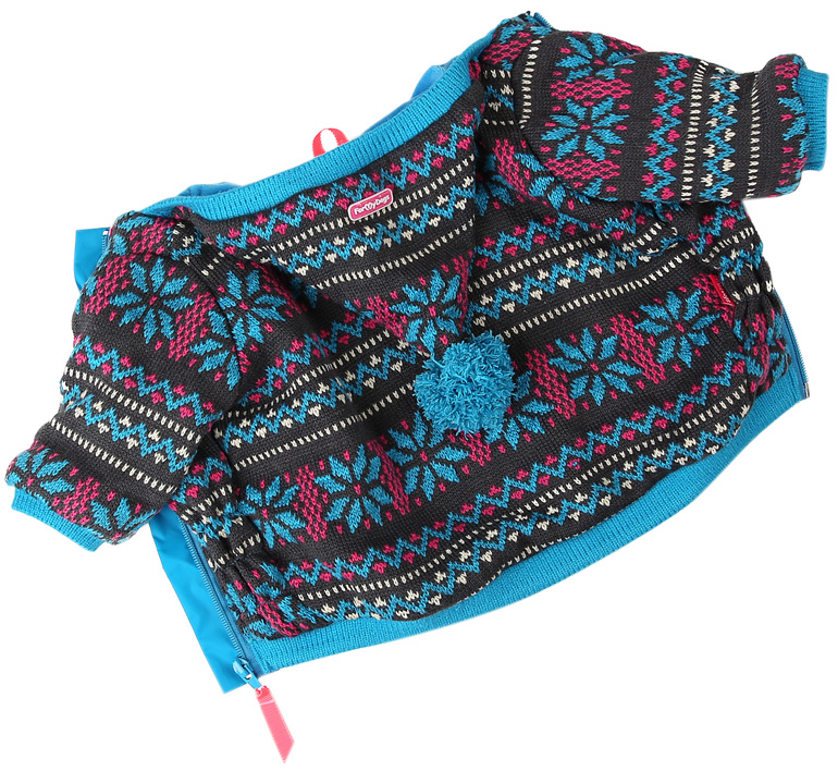 

Куртка для собак FOR MY DOGS Сканди, унисекс, голубая, FW643-2018 12, FW643-2018